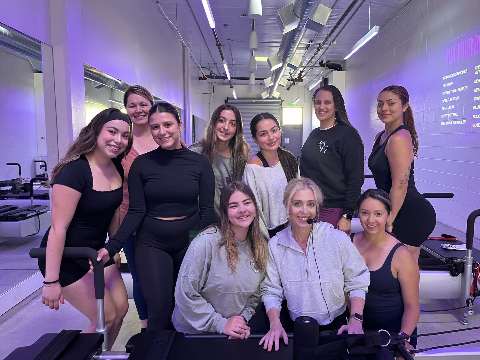 Staffers at the new Napa BodyRok franchise